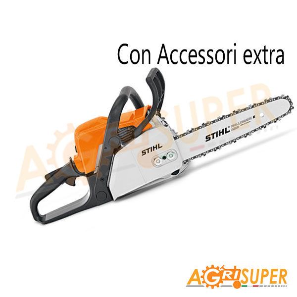 Motosega STIHL MS 180 con lama CM.40 e copri lama compreso