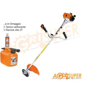 Decespugliatore Stihl FS 120 con tanica carburante e olio miscela in omaggio